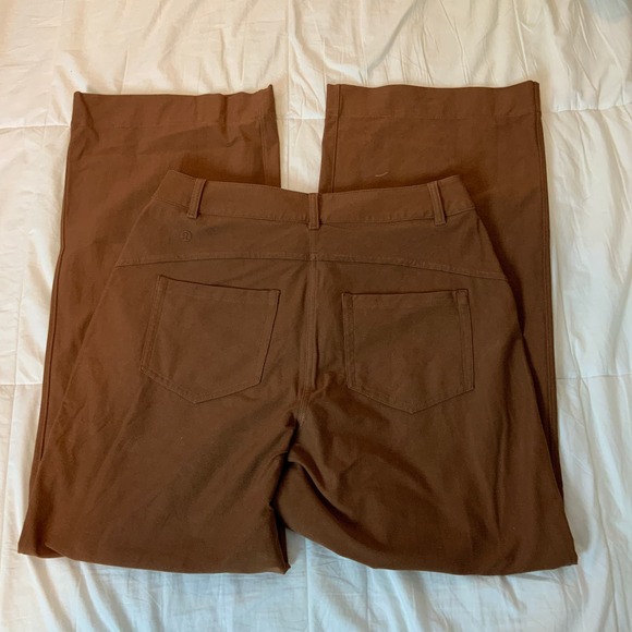 Lululemon City Sleek 5 Pocket Wide-Leg High-Rise Pant Roasted Brown - Picture 6 of 6